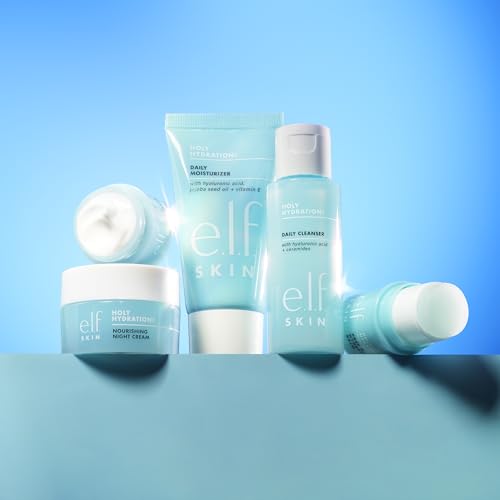 e.l.f. SKIN Holy Hydration! Jet Set Hydration Kit, Travel Friendly Hydrating Skincare Set, Face Cleanser, Balm, Moisturizer, Eye Cream & Night Cream, Vegan & Cruelty-Free - Image 2