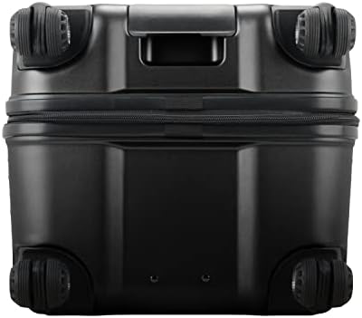 Traveler's Choice Ultimax II 26" Medium Trunk Spinner Luggage, Tie Down Straps, Matte Black, Checked Inch - Image 5