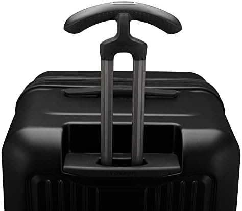 Traveler's Choice Ultimax II 26" Medium Trunk Spinner Luggage, Tie Down Straps, Matte Black, Checked Inch - Image 4