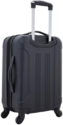 Travelers Club Chicago Hardside Expandable Spinner Luggage, Black, 20" Carry-On - Image 2