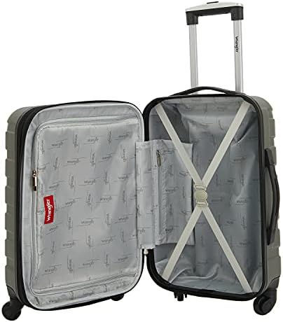 Wrangler Elysium Luggage & Packing Cubes, Green, 4 Piece Set - Image 5