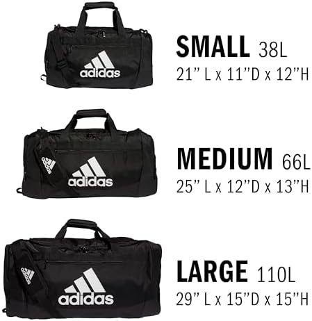 adidas Unisex Defender 4.0 Gym Duffel Bag for Men and Women, Semi Lucid Blue/Silver Metallic/Blue Spark, Small (38L) - Image 5