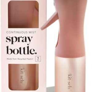 Kitsch Continuous Spray Bottle for Hair | Fine Mist Water Mister for Hair Styling – Spray Bottles for Cleaning, Plants & More – Terracotta, 5 oz