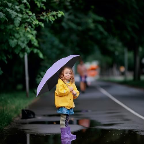 BAODINI Travel Mini Umbrella for Purse With Case Small Compact UV Sun Protection Sun Lightweight Tiny Pocket Umbrella for Women Kids and Men - Image 8