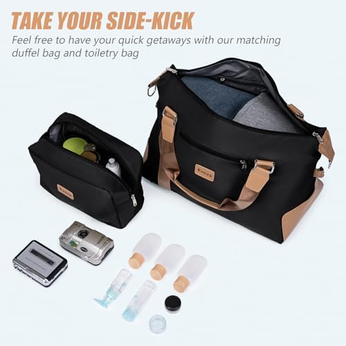 Luggage Sets 5 Piece,Hard Case Suitcase Set with Spinner Wheels,Hardshell Lightweight Travel Luggage with TSA Lock (Black,20/24/28 Inch) - Image 5