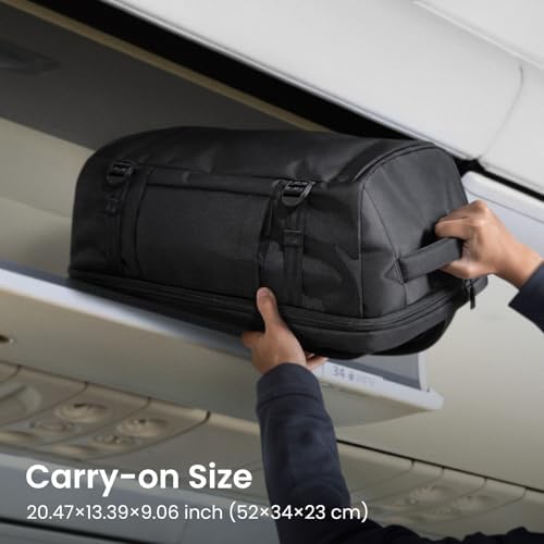 tomtoc Travel Backpack 40L, TSA Friendly Flight Approved Carry-on Luggage Hand Water-resistant Lightweight Business Rucksack, Durable Large Weekender Bag Daypack Fits 17.3 Inch Laptop, PFAS Free - Image 5