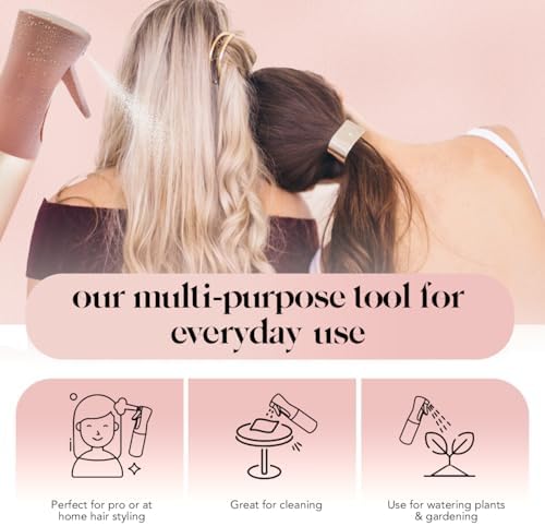 Kitsch Continuous Spray Bottle for Hair | Fine Mist Water Mister for Hair Styling – Spray Bottles for Cleaning, Plants & More – Terracotta, 5 oz - Image 6