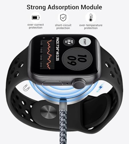 Temdan for Apple Watch Charger,3 in 2 USB C Cable for iPhone 16 Charger/Type C/Lightning,Multi Charging Cable Cord,Portable Travel Essentials Designed for iWatch Ultra/SE/10-1&iPhone 16-12-4FT - Image 6
