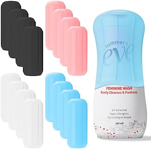 16 Pack Silicone Bottle Cover,Travel Essential for Women Men,Cruise Ship Essentials 2025,Beach Vacation Essentials,Travel Size Toiletries,Airplane Travels Accessories Elastic Sleeves for Leak Proofing - Image 8