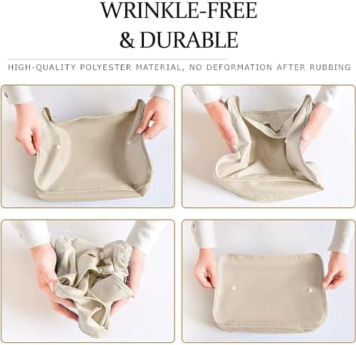 8 Set Packing Cubes for Suitcases Travel Luggage Packing Organizers,Travel Accessories Essentials Luggage Organizer with Shoe/Tioletry/Laundry Bag - Image 6