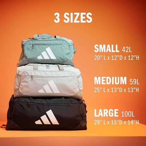 adidas Defender 5.0 Duffel, Durable Travel Gym Sports Bag for Men and Women - Image 4