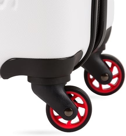 SwissGear 7366 Hardside Expandable Luggage with Spinner Wheels, White, Carry-On 19-Inch - Image 9