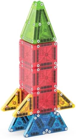 MAGNA-TILES microMAGS 26-Piece Travel Magnetic Construction Set – Bold Colors, The Original Magnetic Building Brand - Image 7