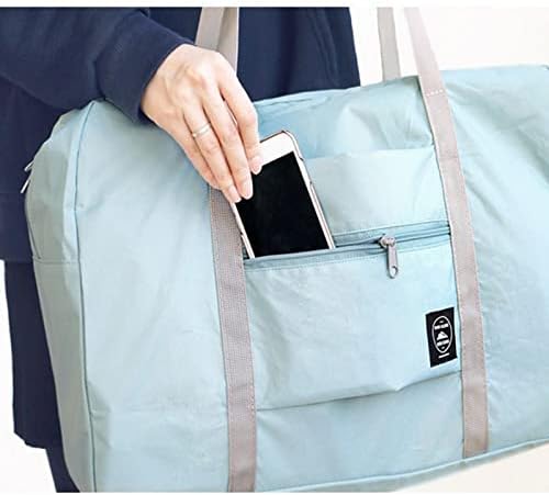 4PCS Foldable Travel Duffel Bag Tote Carry on Luggage Bag Spirit Airlines Personal item Sports Gym Bag Water Resistant Weekender Overnight Bags for Women and Men (Mix Colors) - Image 9