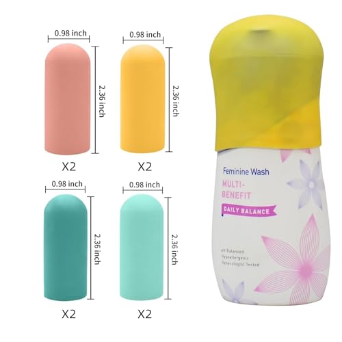 10 Pack Silicone Bottle Covers Travel Essentials for Women Men, Beach Vacation Essentials, Travel Size Toiletries Accessories, Cruise Ship Essentials 2025, Must Haves, Leak Proofing - Image 8