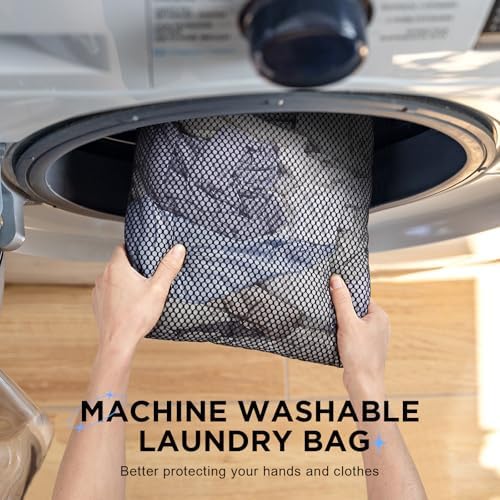 10 Set Compression Packing Cubes for Travel Essentials,Compressible Expandable Packing Cubes for Suitcase,OlarHike Luggage Organizer Bags for Travel,Handy Helper for Organizing Clothes(Black) - Image 4