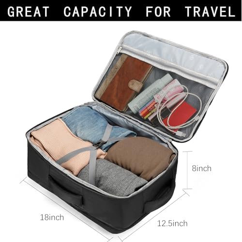 Sowaovut Travel Laptop Backpack, Extra Large Backpacks, Flight Approved Daypack, Business Bag Fit 17.3 inch Laptop for Men Women (Black) - Image 2