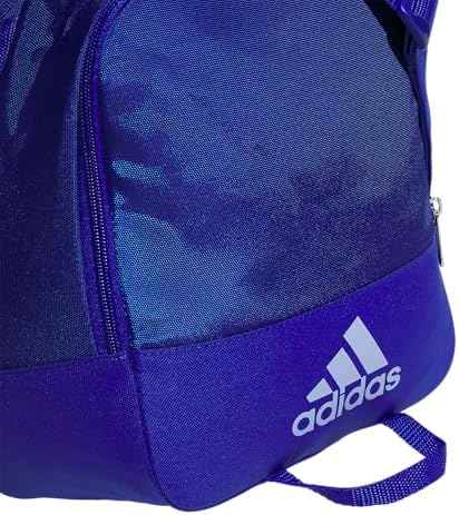 adidas Unisex Defender 4.0 Gym Duffel Bag for Men and Women, Semi Lucid Blue/Silver Metallic/Blue Spark, Small (38L) - Image 3